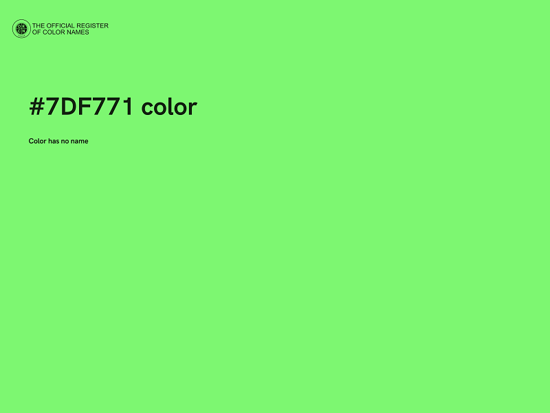 #7DF771 color image