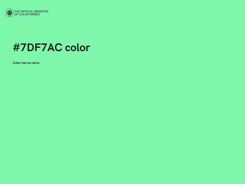 #7DF7AC color image