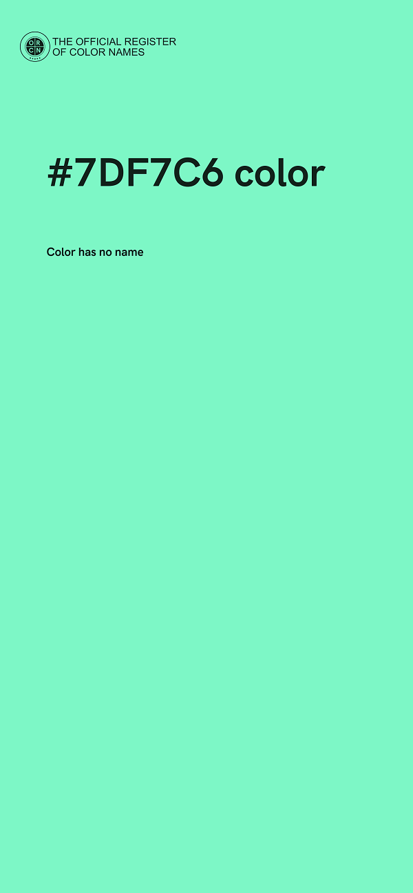 #7DF7C6 color image