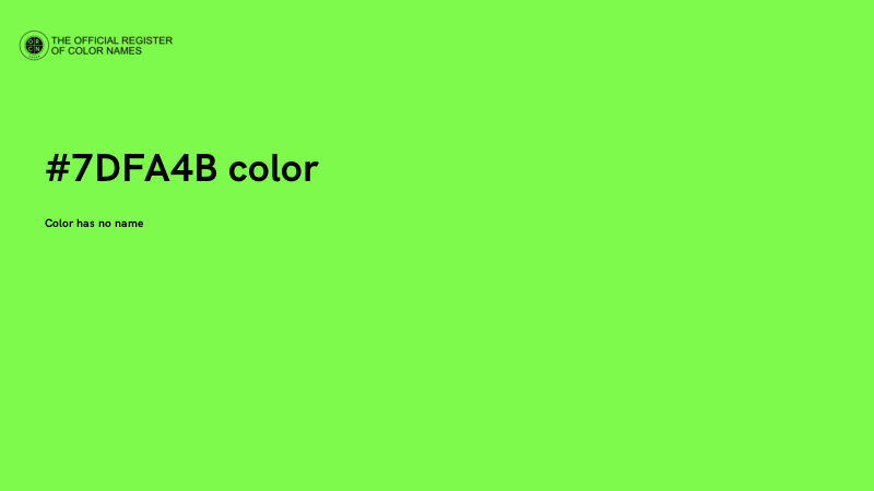 #7DFA4B color image