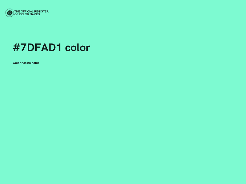 #7DFAD1 color image