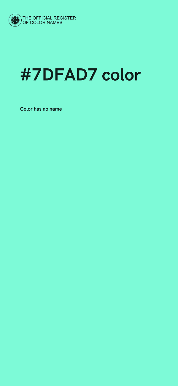 #7DFAD7 color image