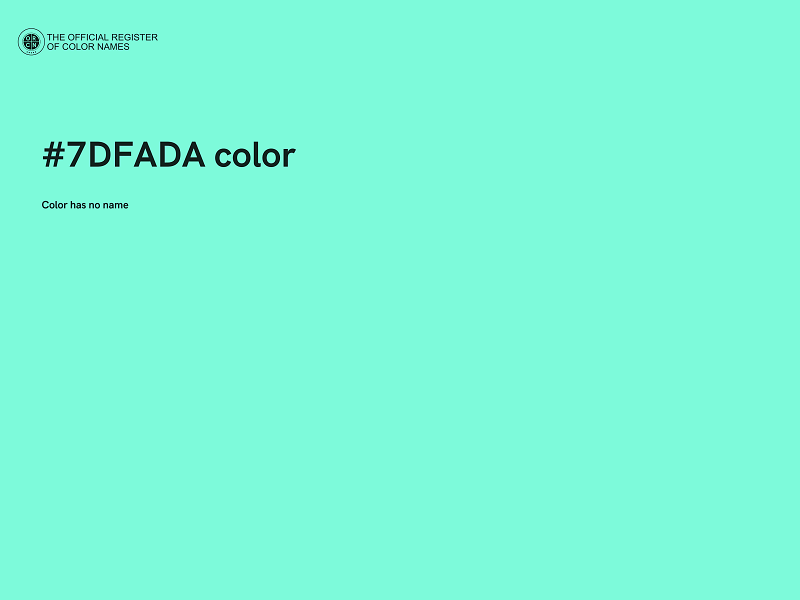 #7DFADA color image