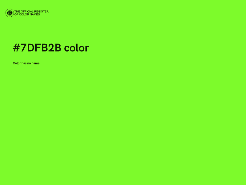 #7DFB2B color image