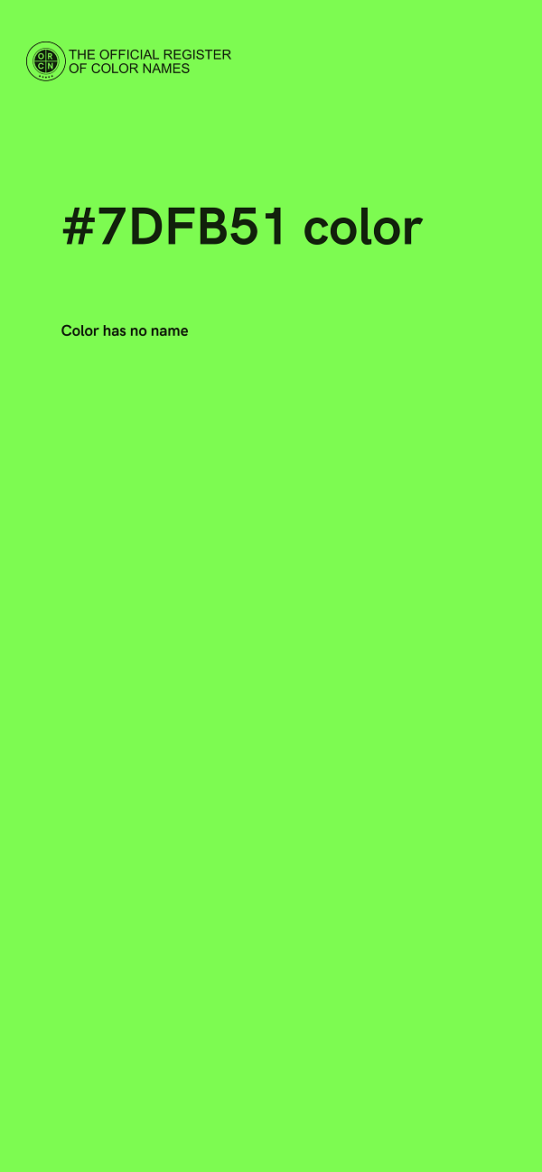 #7DFB51 color image