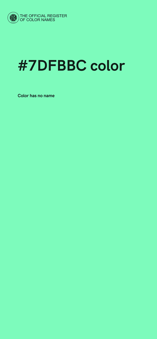 #7DFBBC color image