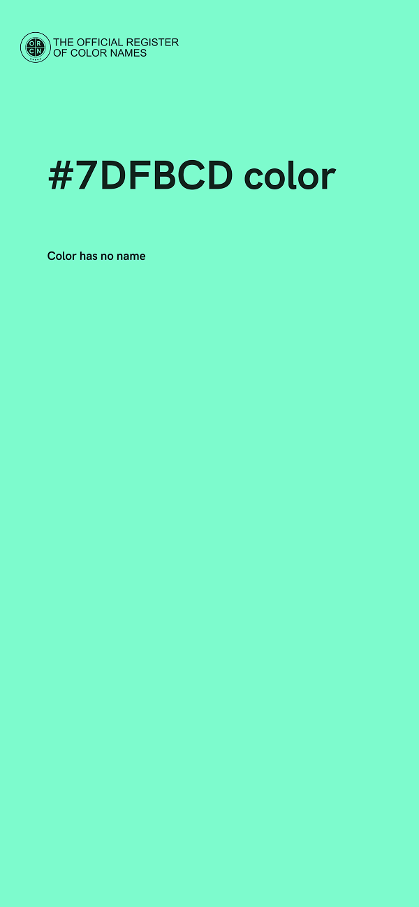 #7DFBCD color image