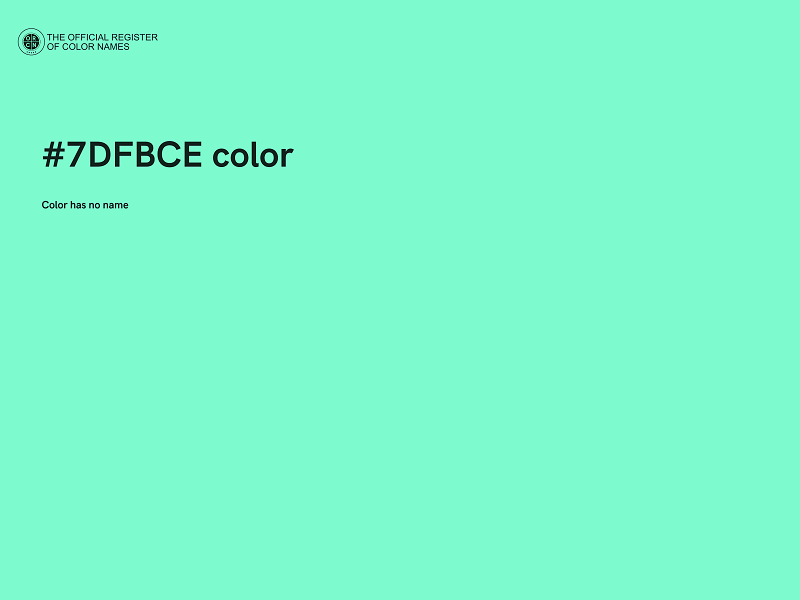 #7DFBCE color image