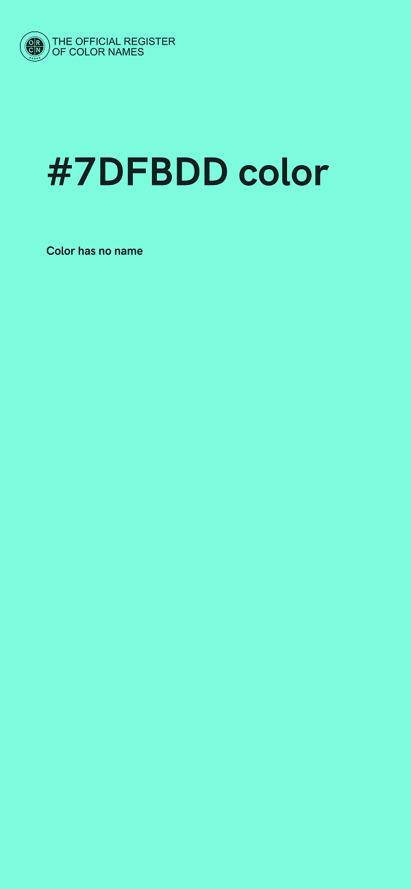 #7DFBDD color image