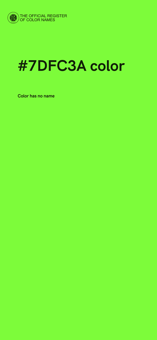 #7DFC3A color image
