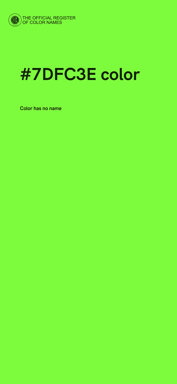 #7DFC3E color image