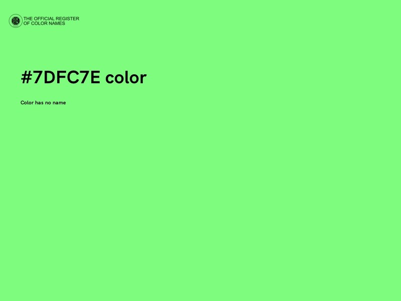 #7DFC7E color image