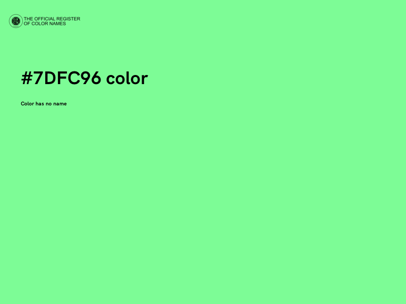 #7DFC96 color image