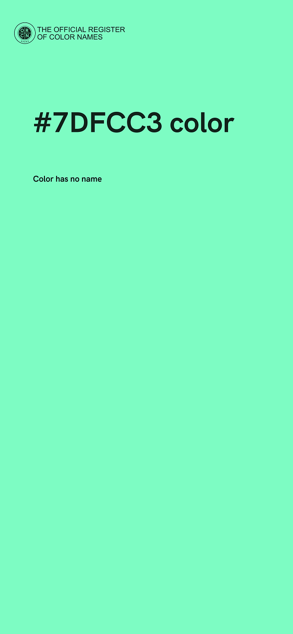#7DFCC3 color image