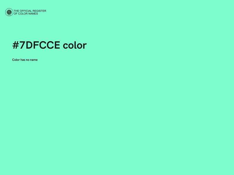 #7DFCCE color image