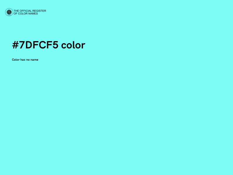 #7DFCF5 color image