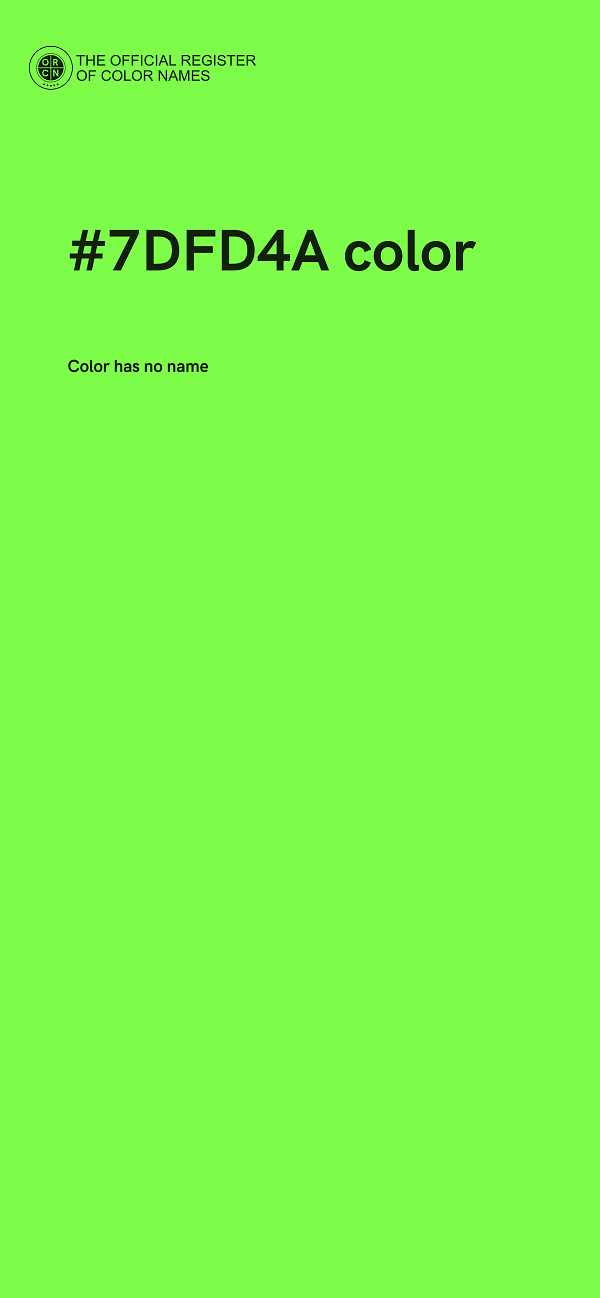 #7DFD4A color image