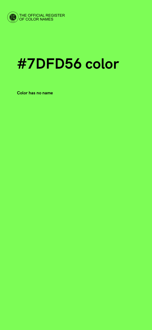 #7DFD56 color image