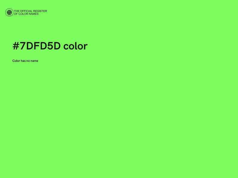 #7DFD5D color image