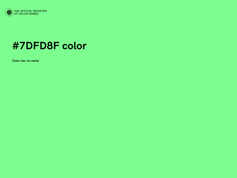 #7DFD8F color image