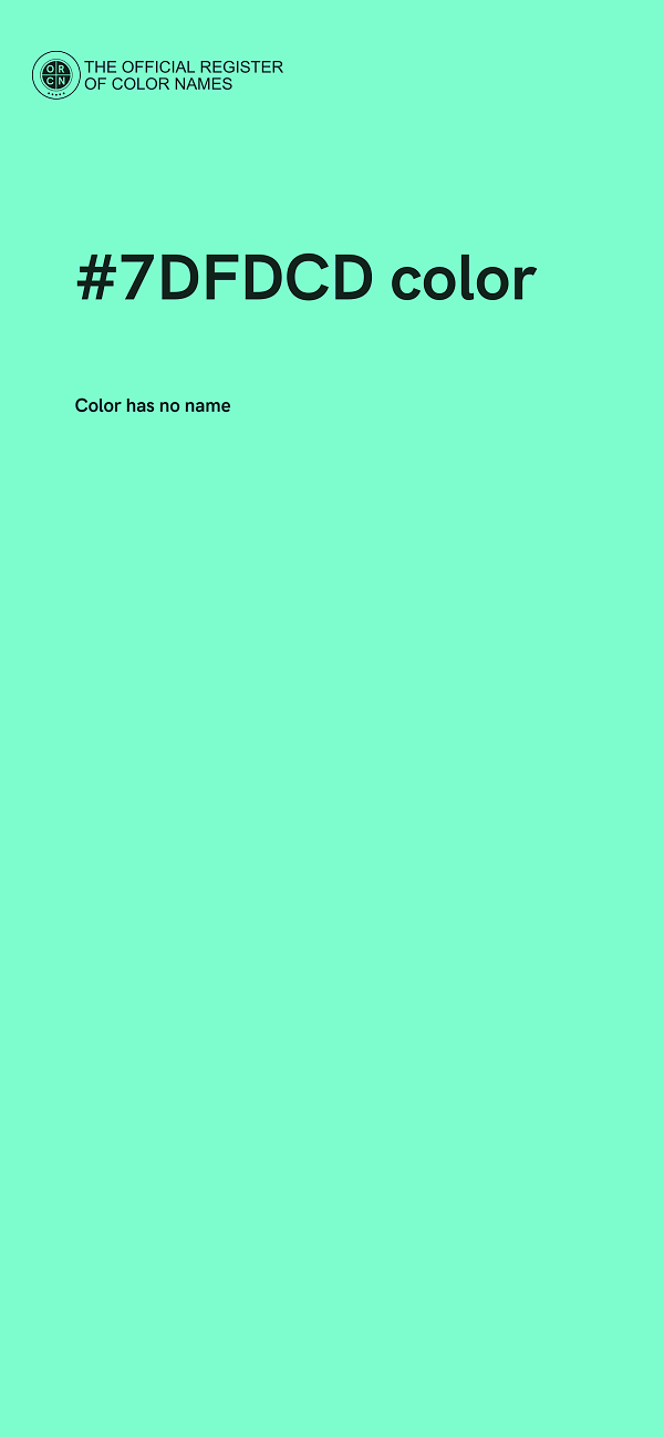 #7DFDCD color image