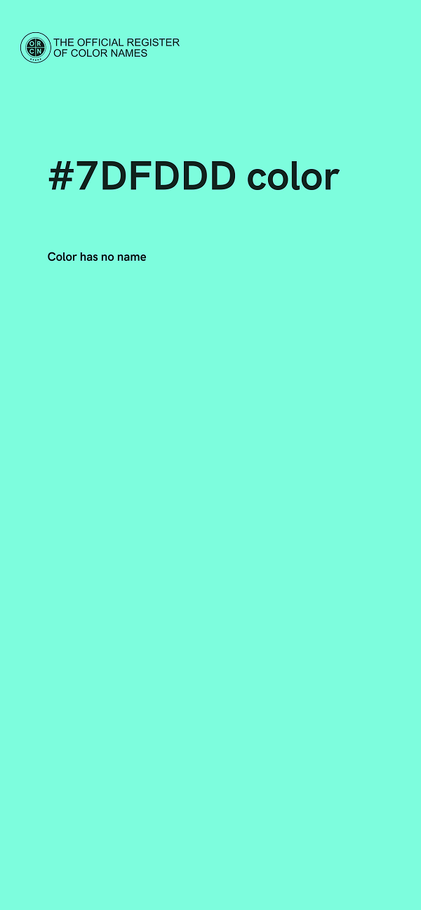 #7DFDDD color image