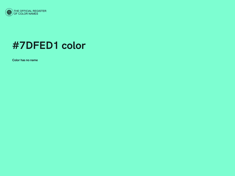 #7DFED1 color image