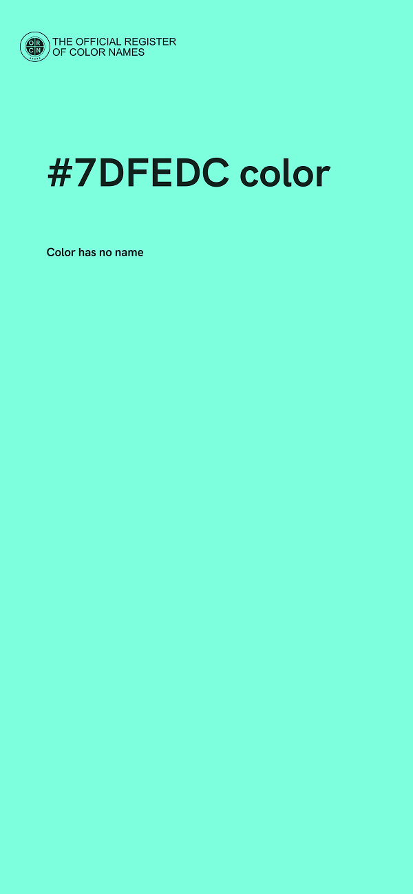 #7DFEDC color image