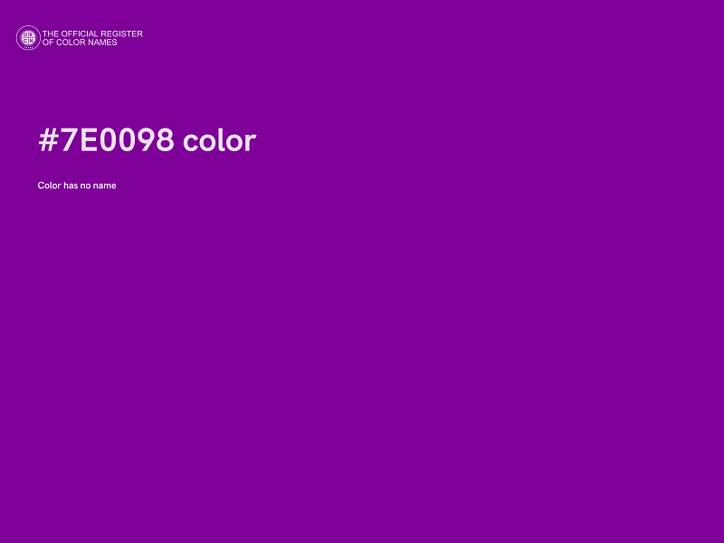 #7E0098 color image