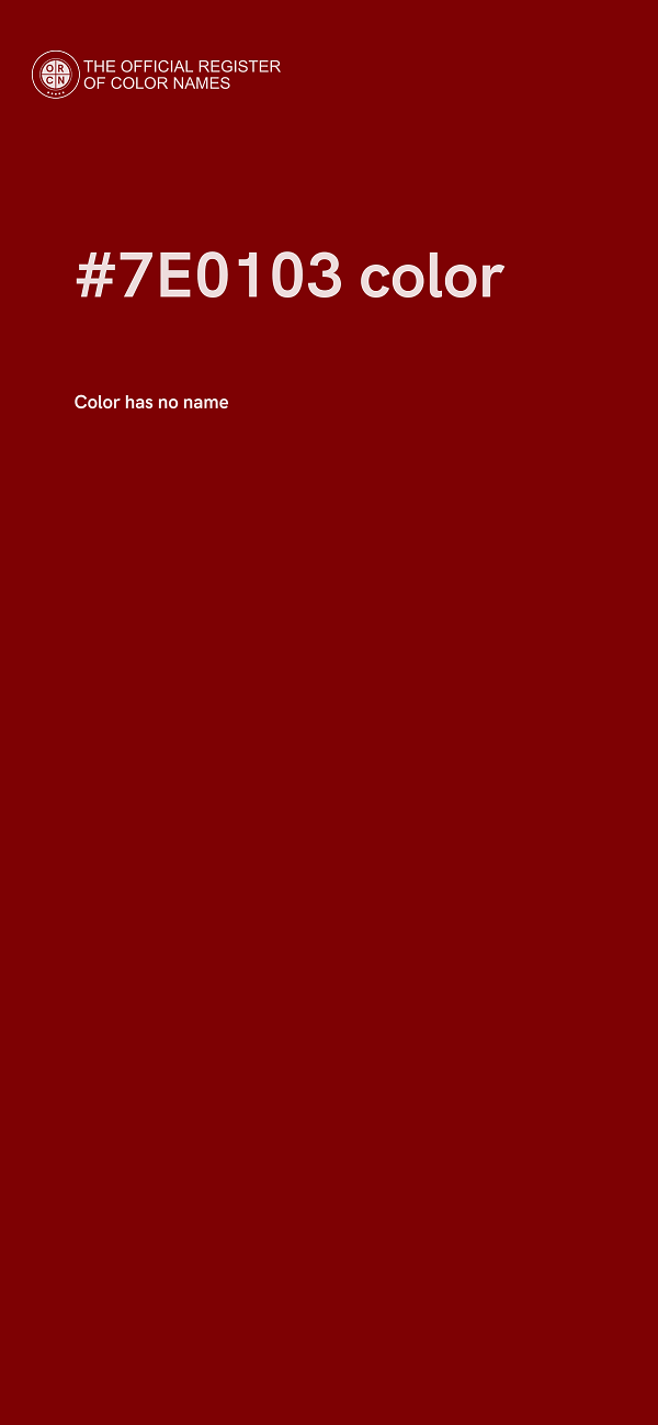 #7E0103 color image