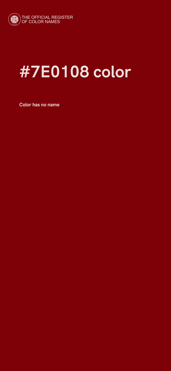 #7E0108 color image