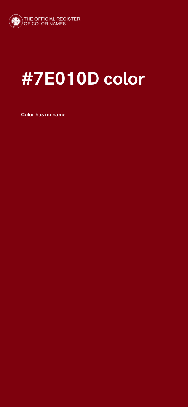 #7E010D color image