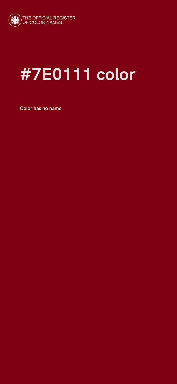 #7E0111 color image