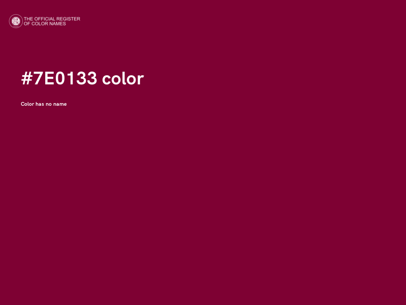 #7E0133 color image
