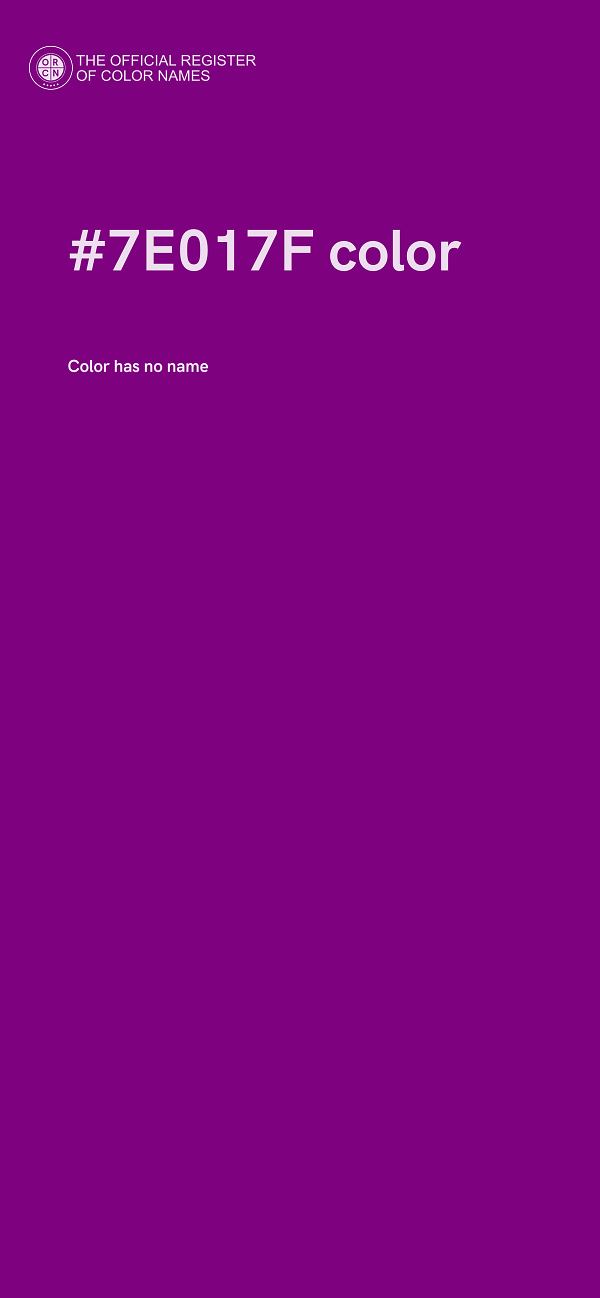 #7E017F color image