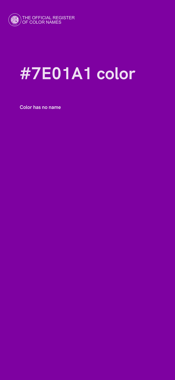 #7E01A1 color image