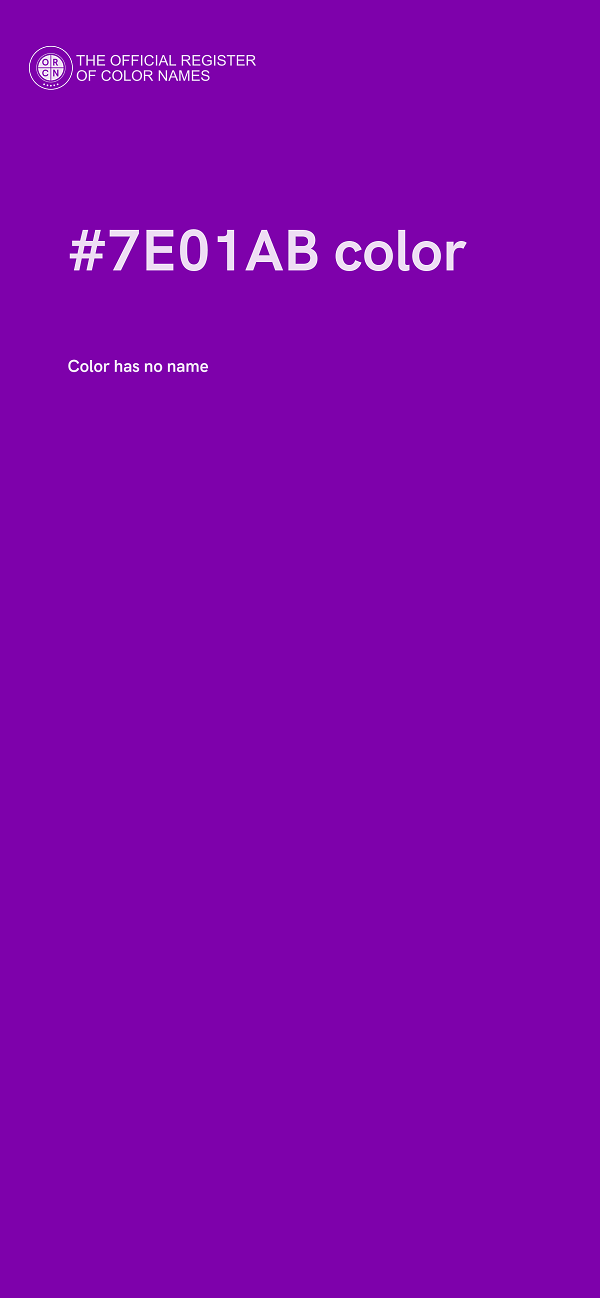 #7E01AB color image