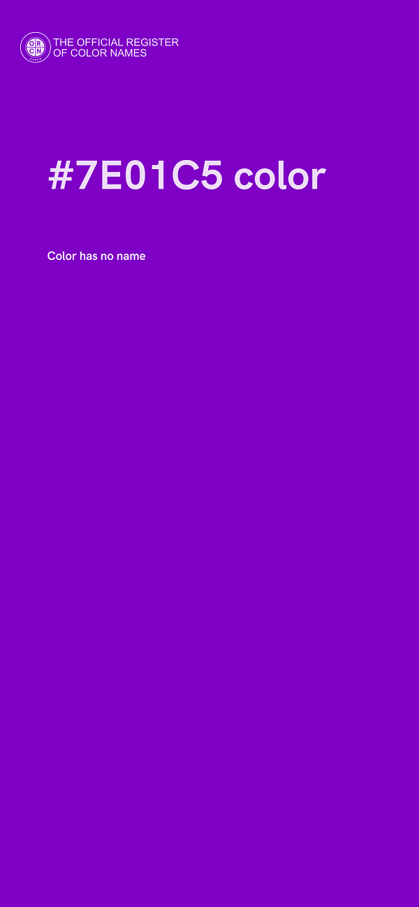 #7E01C5 color image