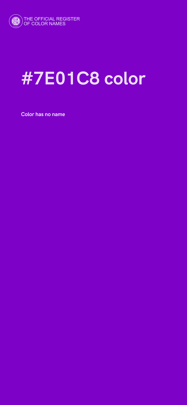 #7E01C8 color image