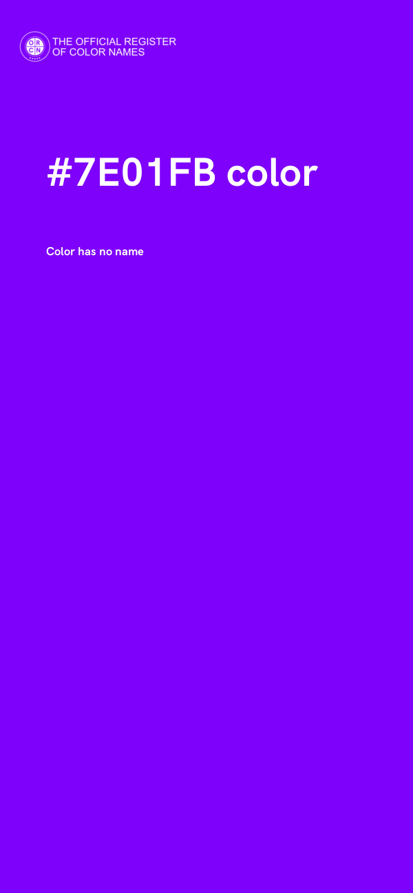 #7E01FB color image