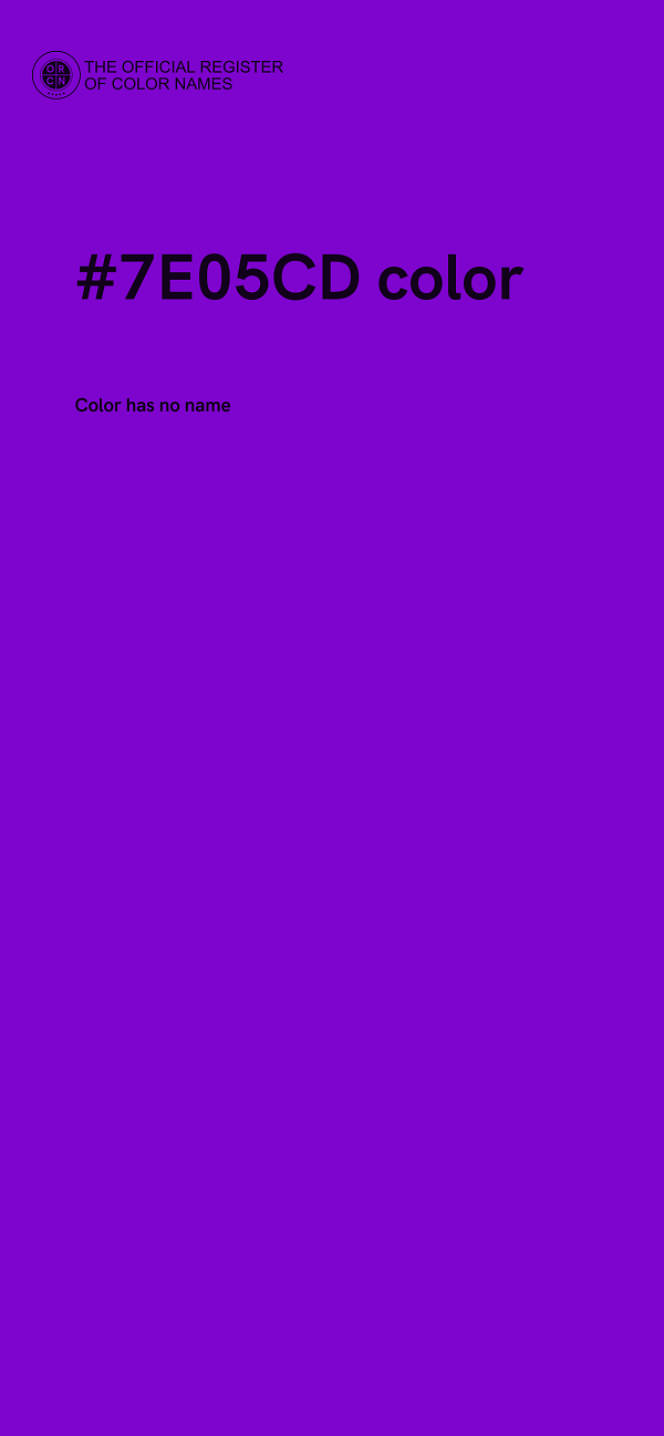 #7E05CD color image