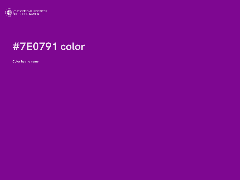#7E0791 color image