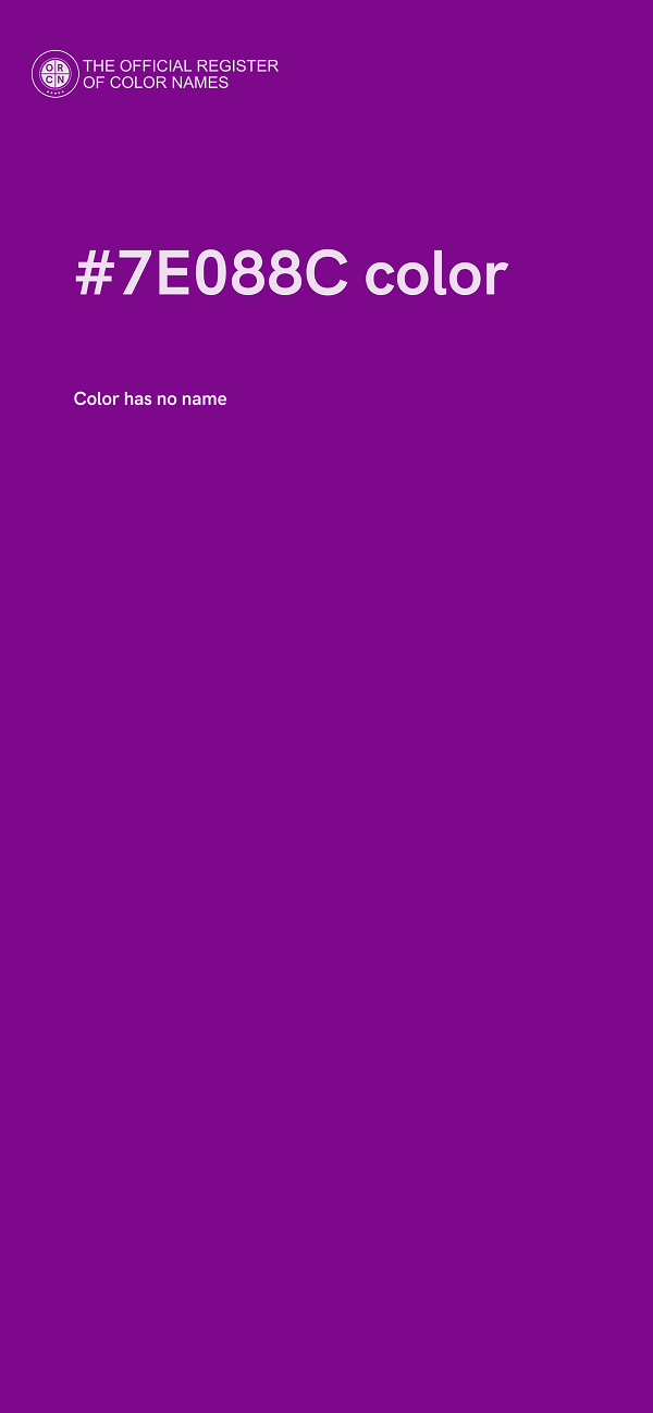 #7E088C color image