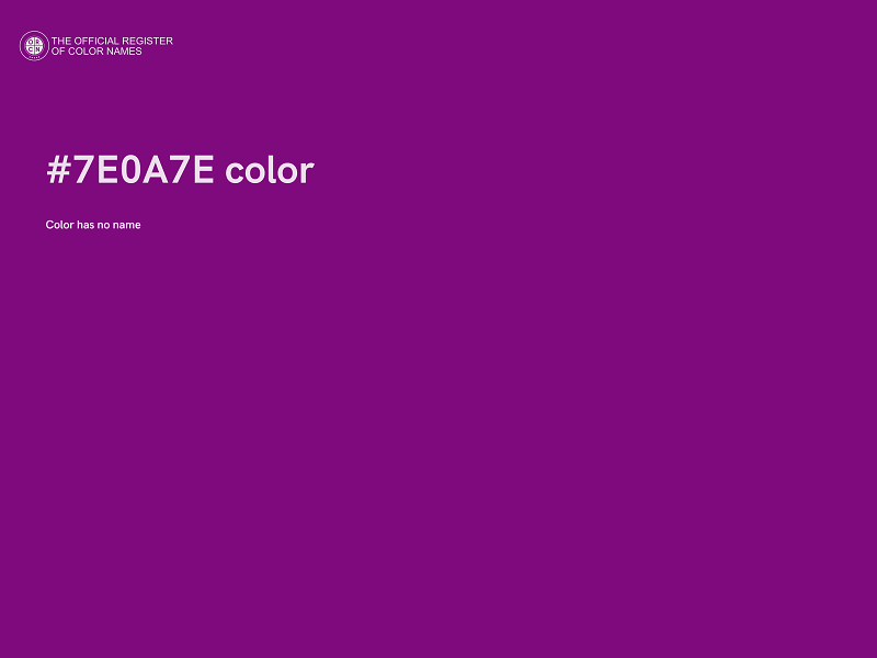 #7E0A7E color image