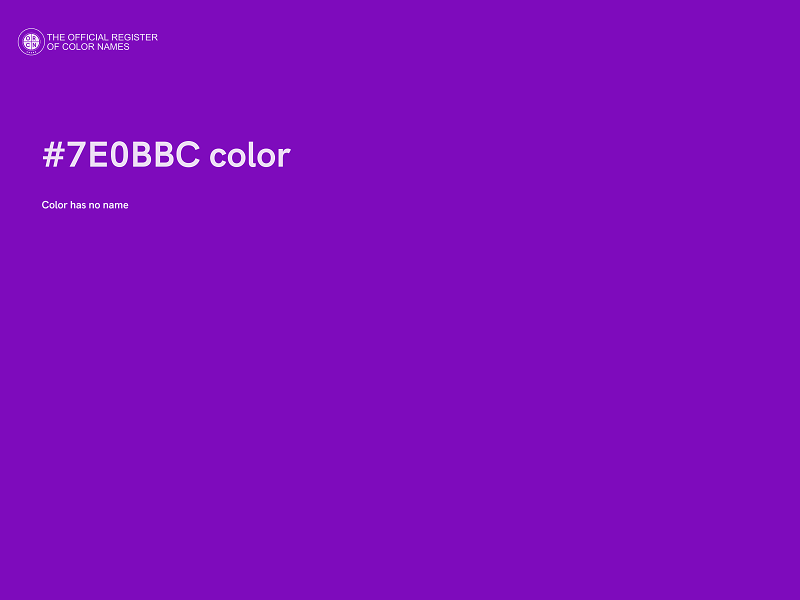 #7E0BBC color image