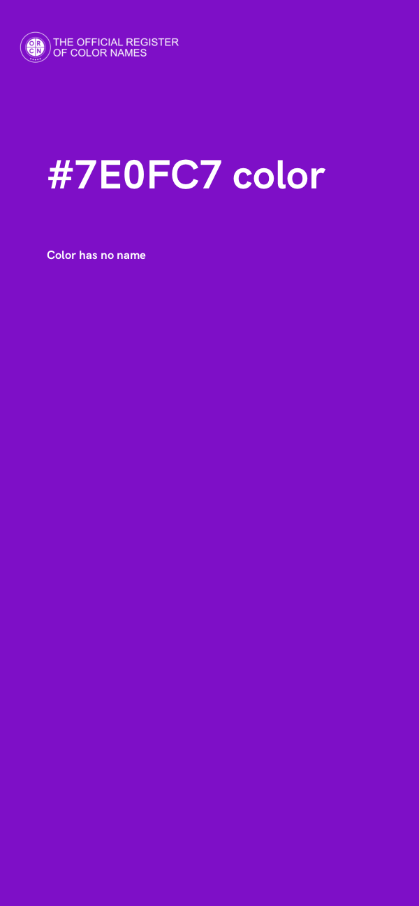 #7E0FC7 color image
