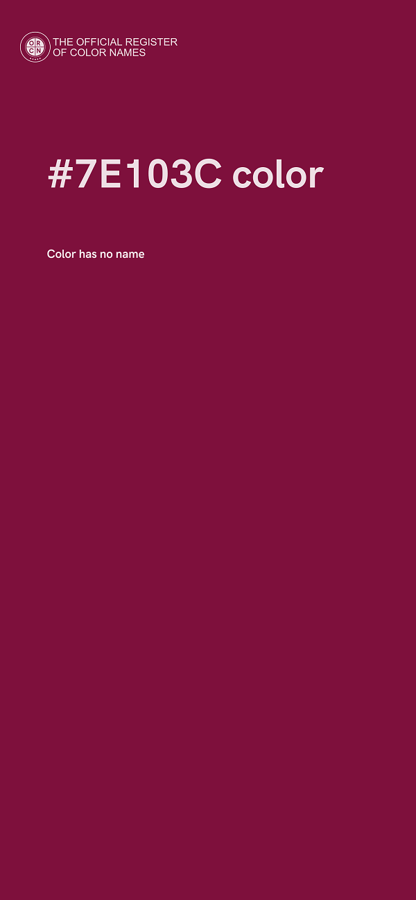 #7E103C color image