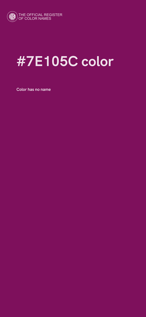 #7E105C color image