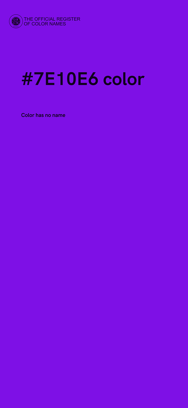 #7E10E6 color image