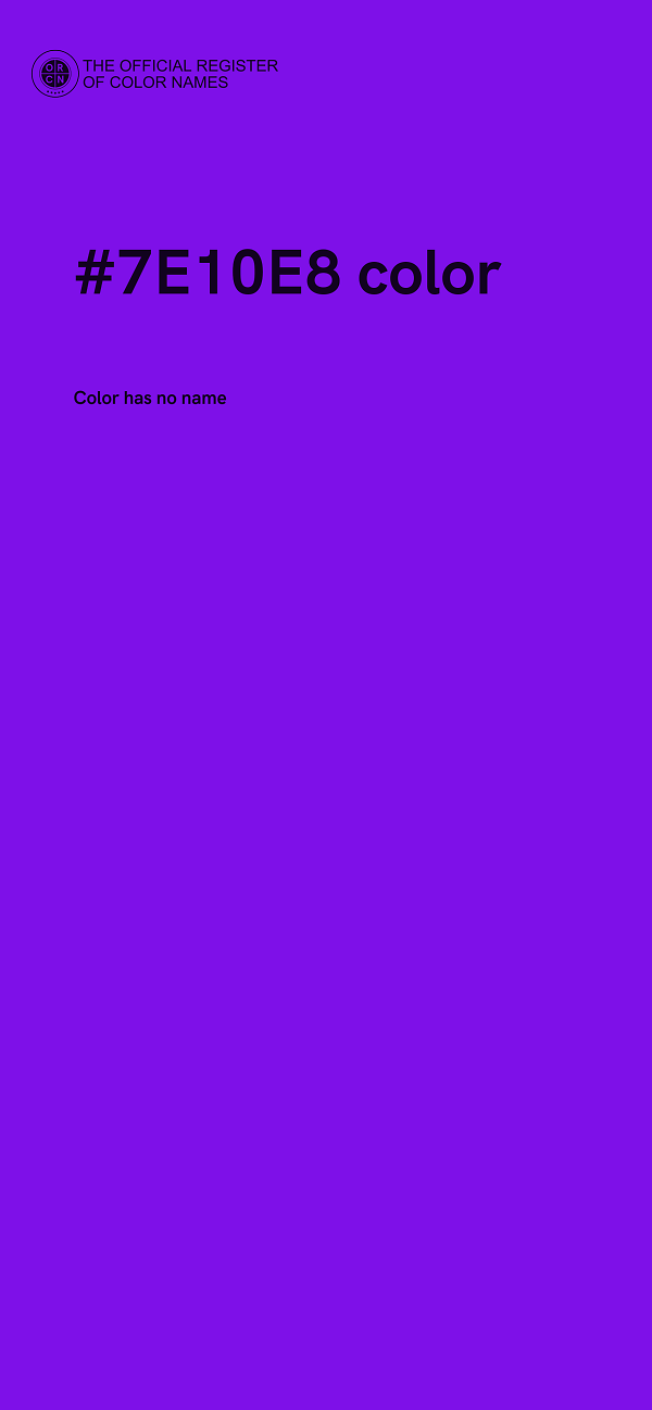#7E10E8 color image